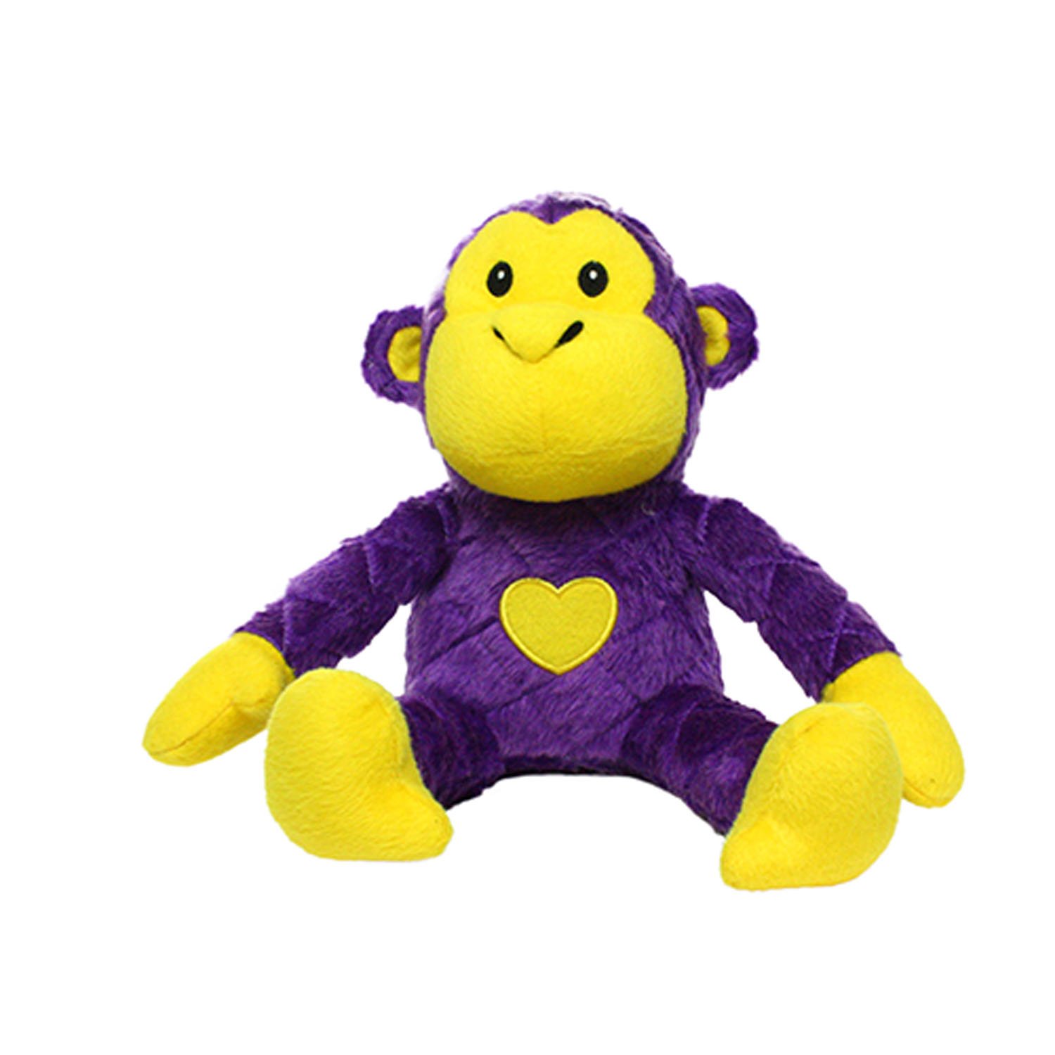 MightySafari Monkey Dog Toy, Purple