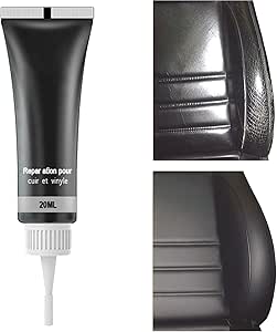 Furniture Clinic - Vernice e Tintura per la Riparazione della Pelle, Colorante Autosigillante per una Riparazione Rapida e Facile, adatto per Divani in Pelle, Sedili di Auto in (Nero 250ml