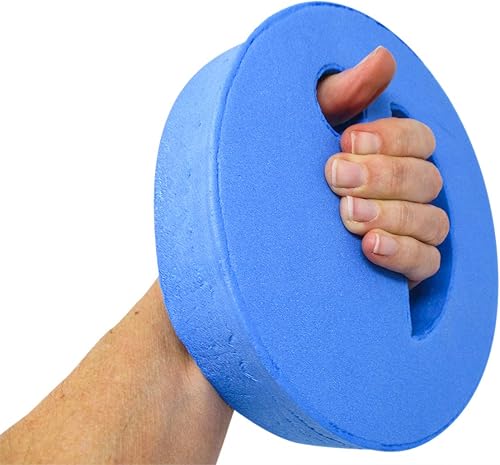 Miniatura 2 de Trademark Innovations Juego de discos de equipo de ejercicio de peso de agua para aeróbicos acuáticos de piscina, azul