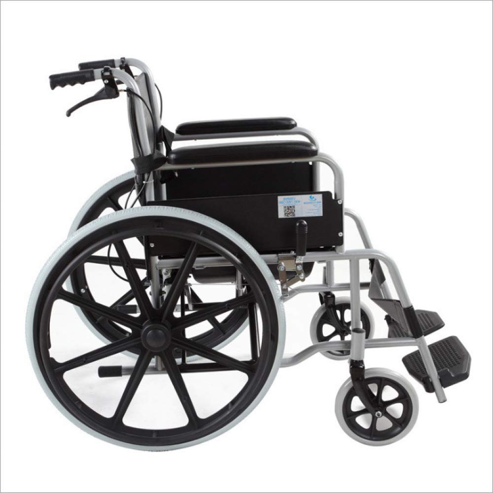 Sedia a rotelle,Ausili per la deambulazione per scooter per disabili per anziani multifunzione manuali pieghevoli