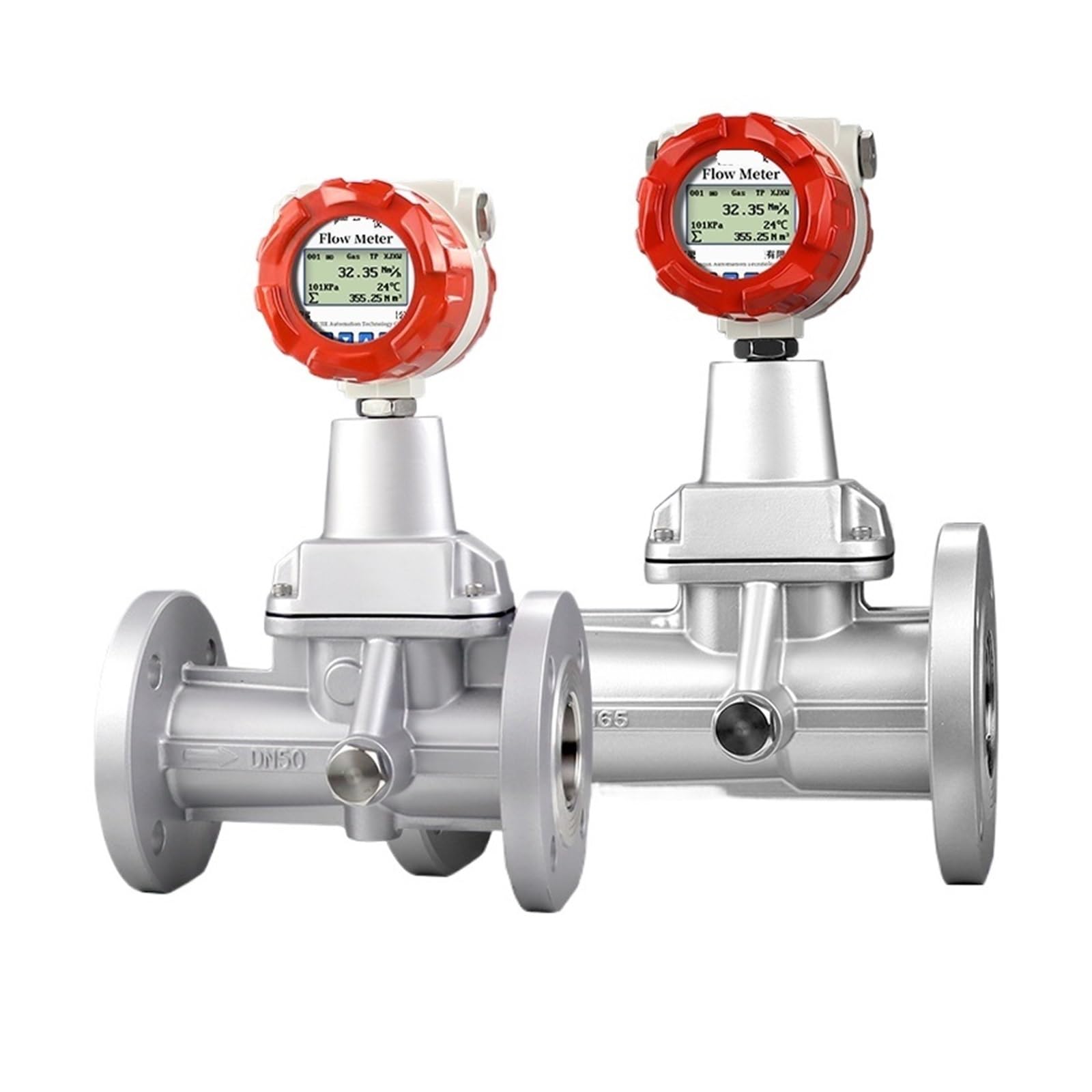 KSZHZYMGX 1pcs Flow Meter Air Flow Sensor Precession Vortex Flowmeter(DN40)