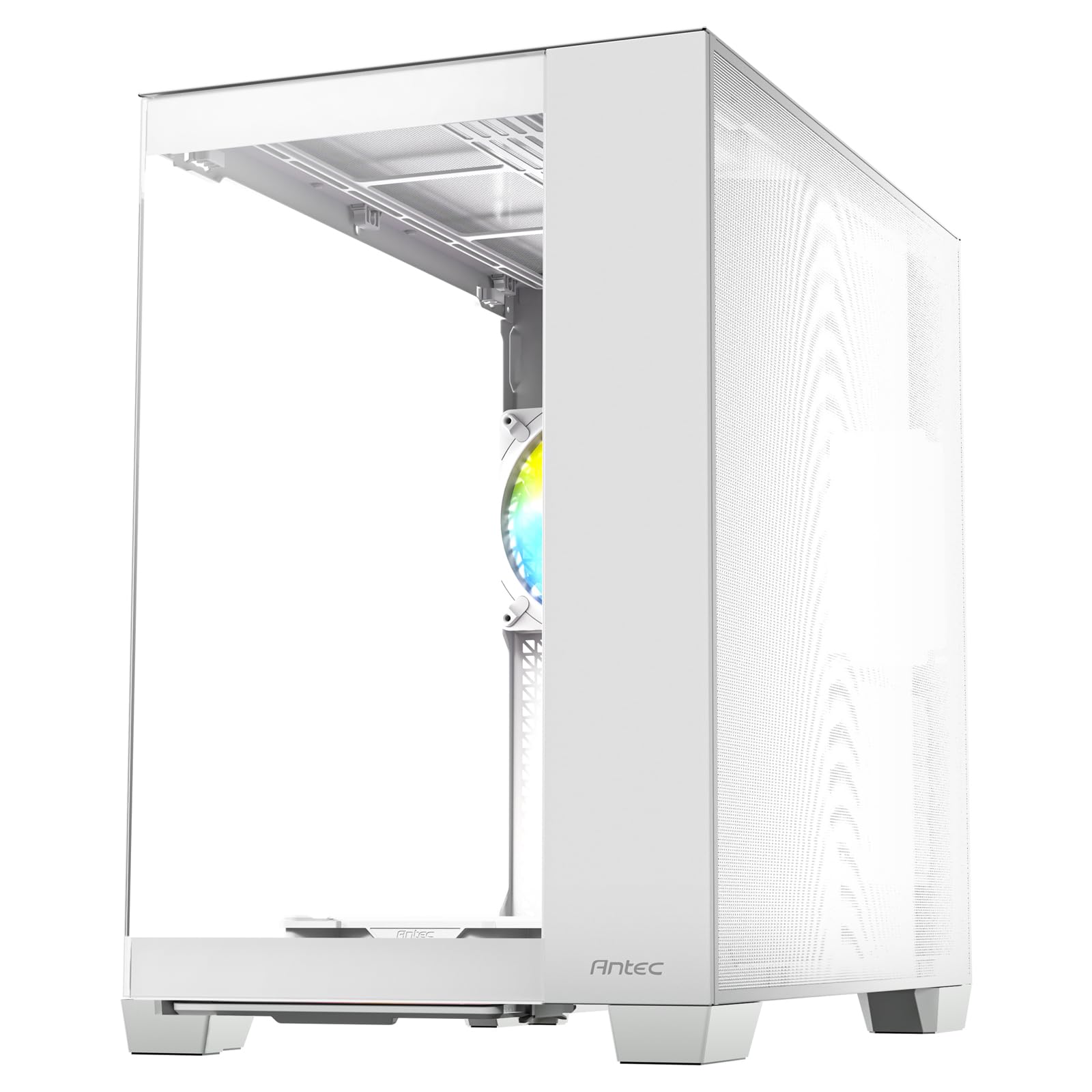 C8 Case RTX 40 GPU Support, Independent PSU Cooling, Type-C 10Gbps Port, Seamless Tempered Glass Side Panels, 360mm Radiator Support, Full-Tower E-ATX PC Cabinet (C8 ARGB White)