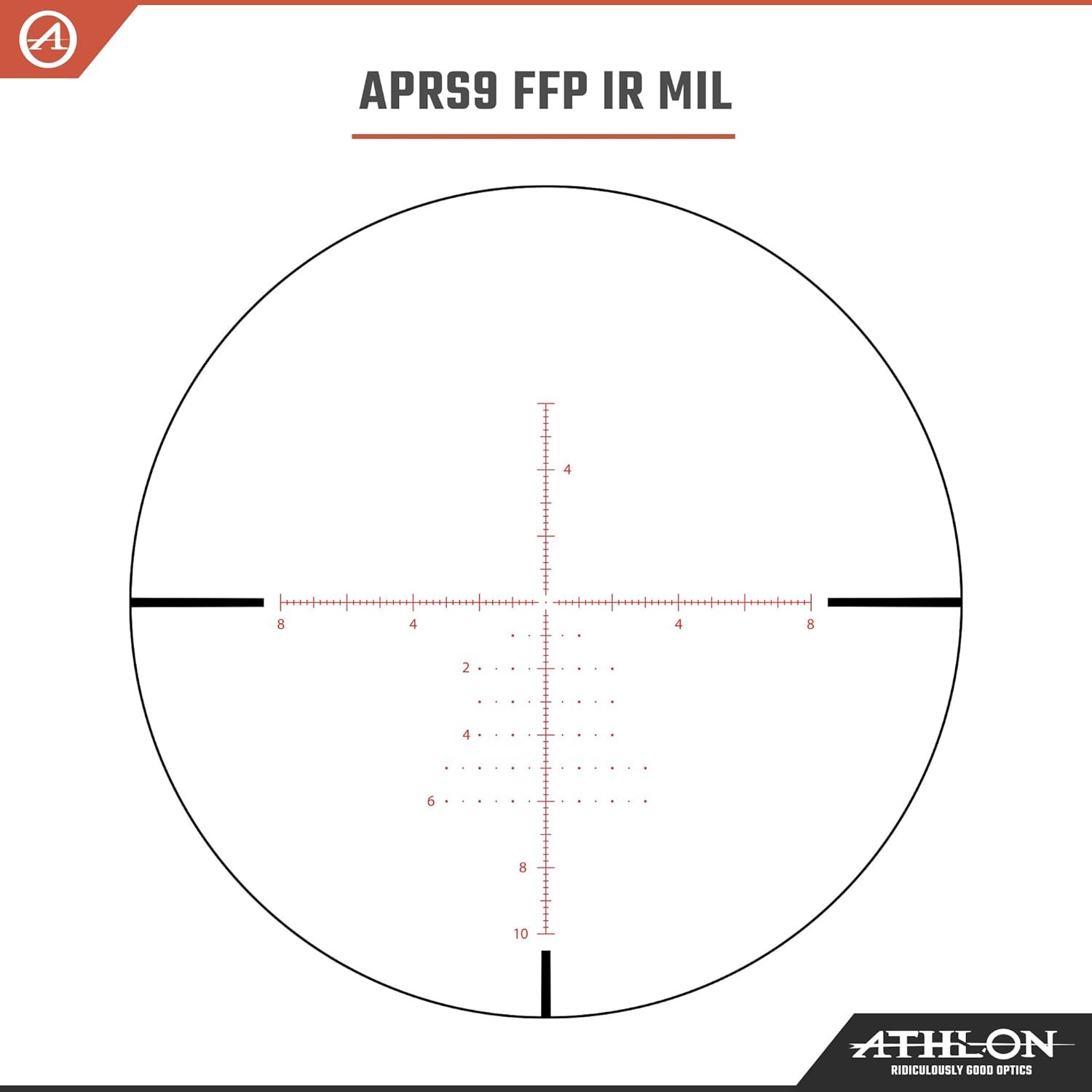 Athlon Optics 214513: Heras SPR 6-24X50 Riflescope Side Focus 30Mm Ffp Ir Aprs9 Mil