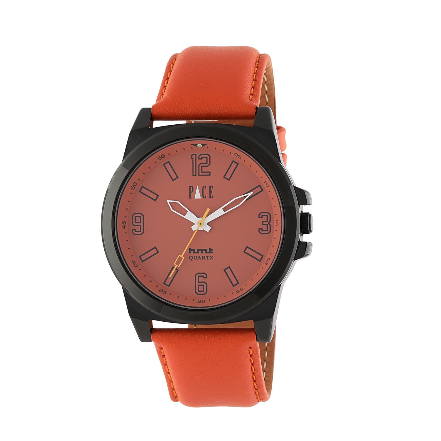 HMT PACE UGBKL 101 Saffron Color Watch for Men | 1 Year Manufacturer Warranty | Water Resistant (B0D8JM9JL6) Amazon Price History, Amazon Price Tracker