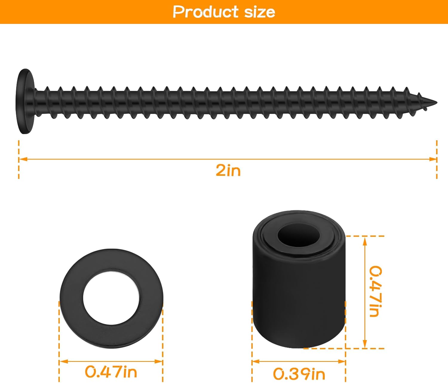 Eagles Pegboard Mounting Kit, (96 Spacers, 96 Screws and 96 Steels