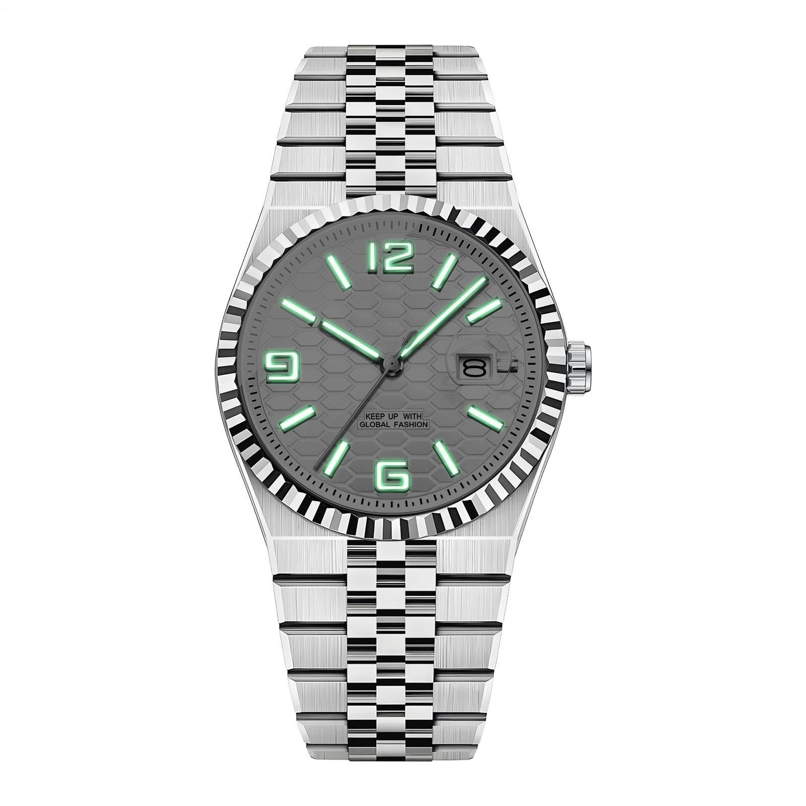 Relojes para hombre correa ajustable liviana que no cansa la muñeca 8