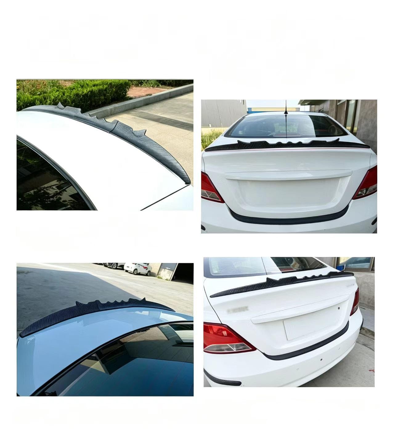 3-teilig Heckspoilerlippe für BYD Dolphin Surf 2025 2026