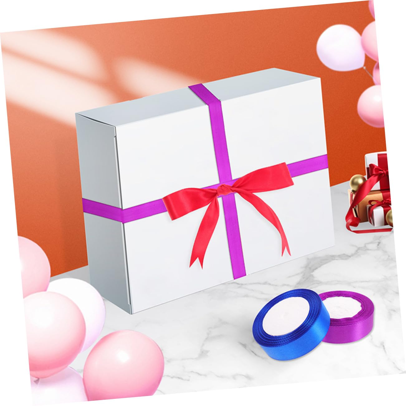 Gatuida 12rollen Bunte Geschenkbänder für Bastelarbeiten Geschenkverpackungen Partydeko Tortenbänder Diy-projekte aus Polyester Einfach Zuschneiden Vielseitig Einsetzbar Zufällige Farbe