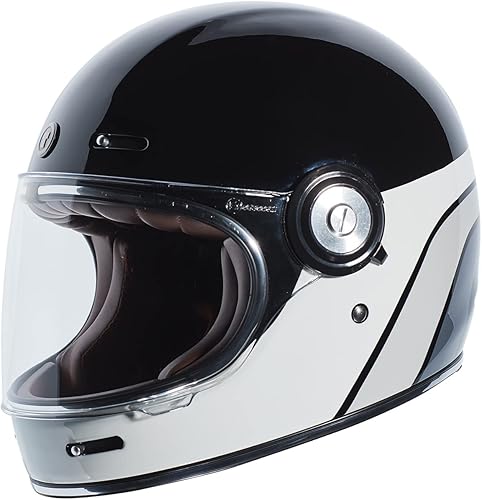 Miniatura 22 de TORC T1/Newport - Casco de moto de fibra de vidrio de cara completa aprobado por DOT y ECE Mate negro,Árbol completo blanco perla,Fibra de carbono