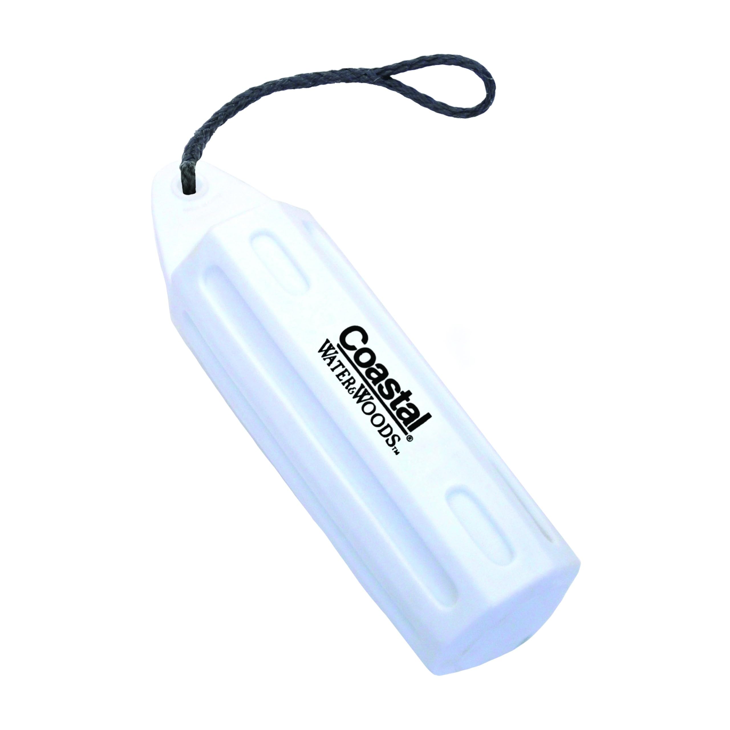 Coastal Pet Water & Woods Vinyl Dog Training Dummies - Pet Training Tool - Enhances Dog Retrieving Skill - Durable Floatable Material - White, 2" x 11"