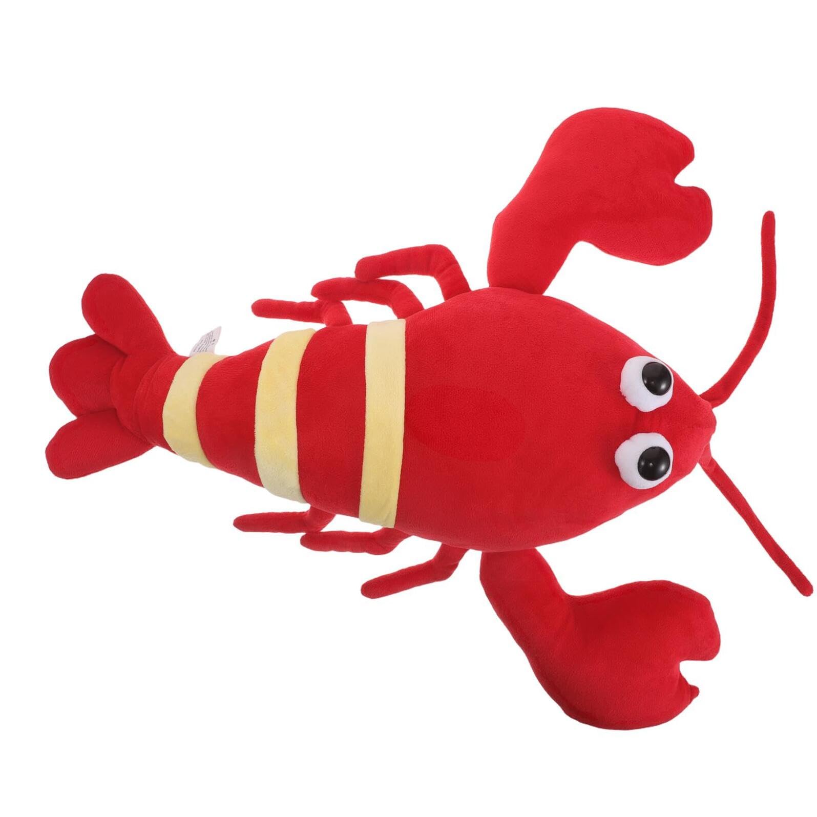 Coussin en peluche homard Mipcase oreiller marin 60 cm pour salon