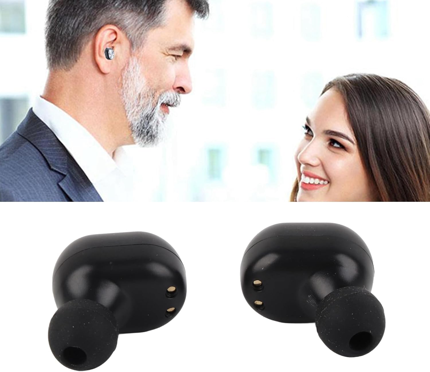 Language Translator Earbuds, 144 Languages HiFi Stereo Wirelessly Language Translation Device with Flashlight for Listening to Music