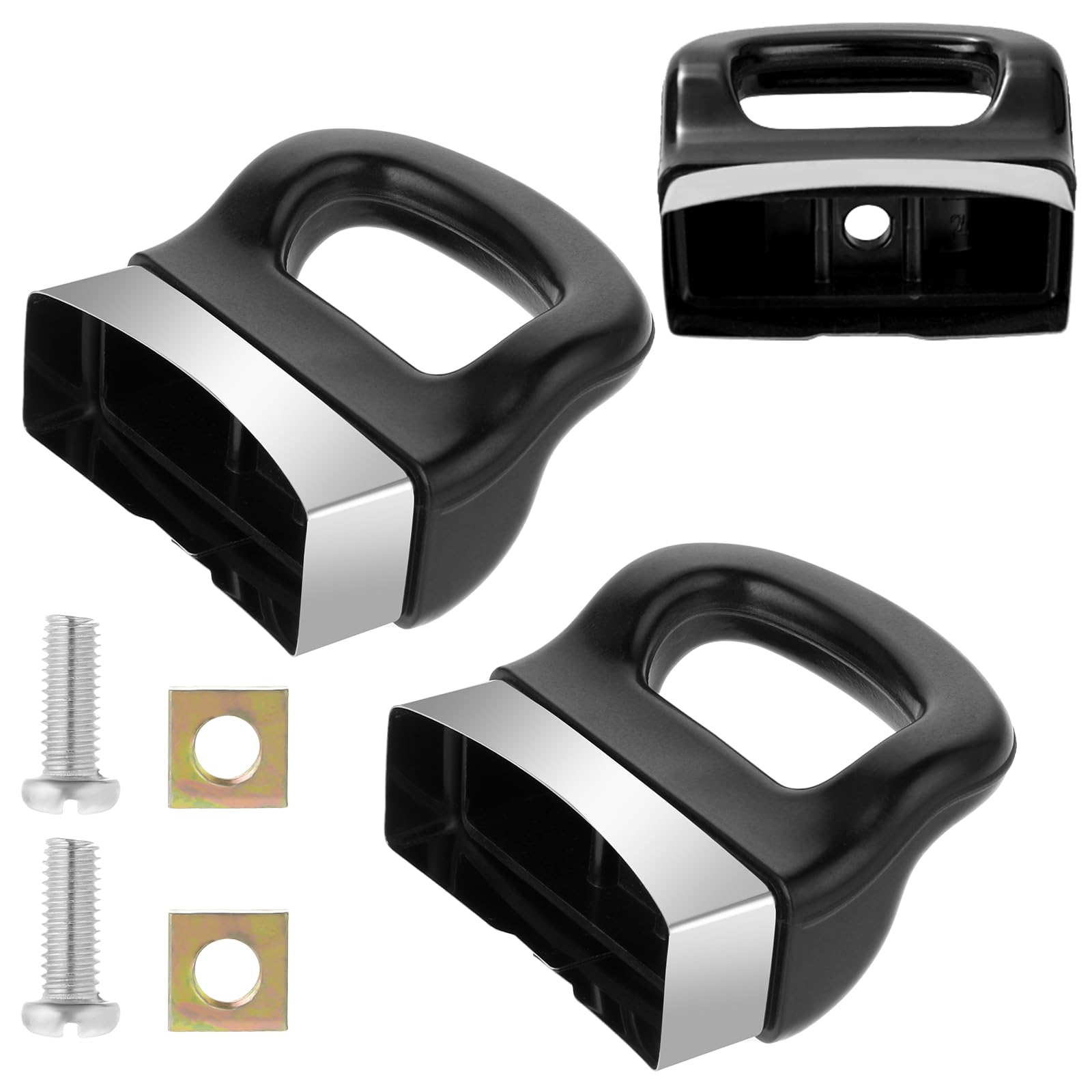 2 Pcs Pot Short Side Handles Replacement Pot Handle Side Metal Pressure Pan Handle Ear Replacement Pan Side Handle for Home Kitchen Cookware