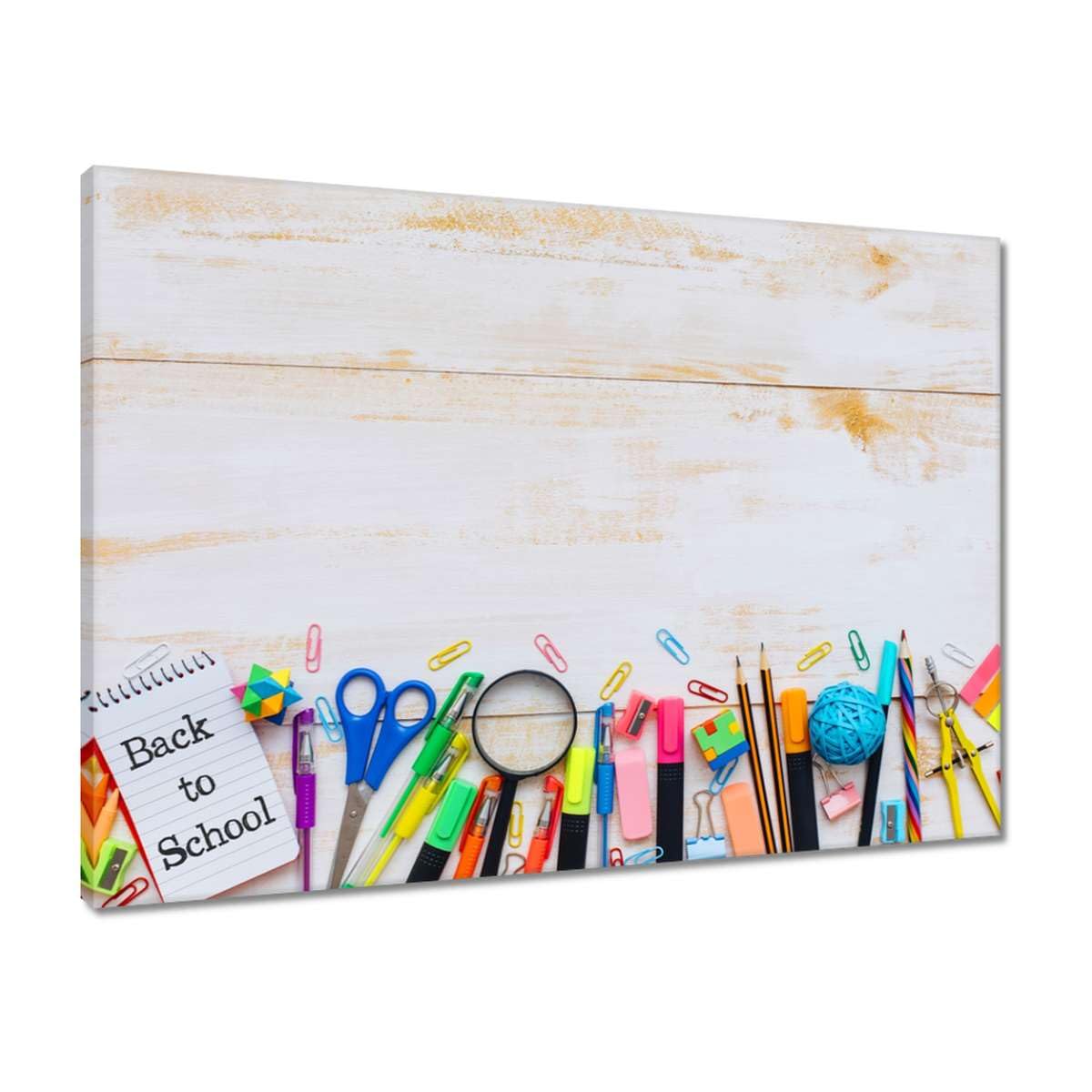 Peinture imprimée sur toile 70x50 cm décoration couloir scolaire H10701M - 4