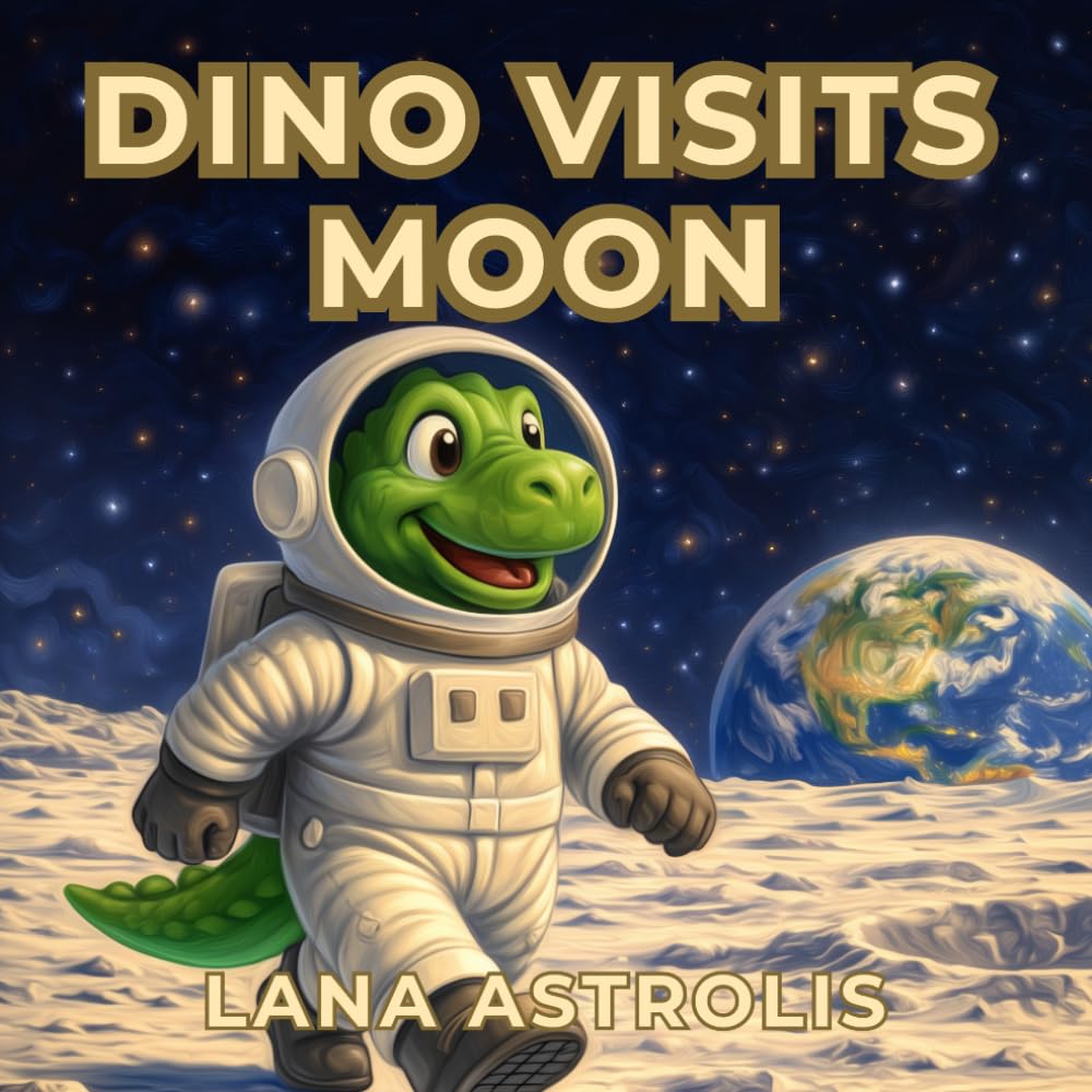 Dino Visits Moon (Dino Explores Space)