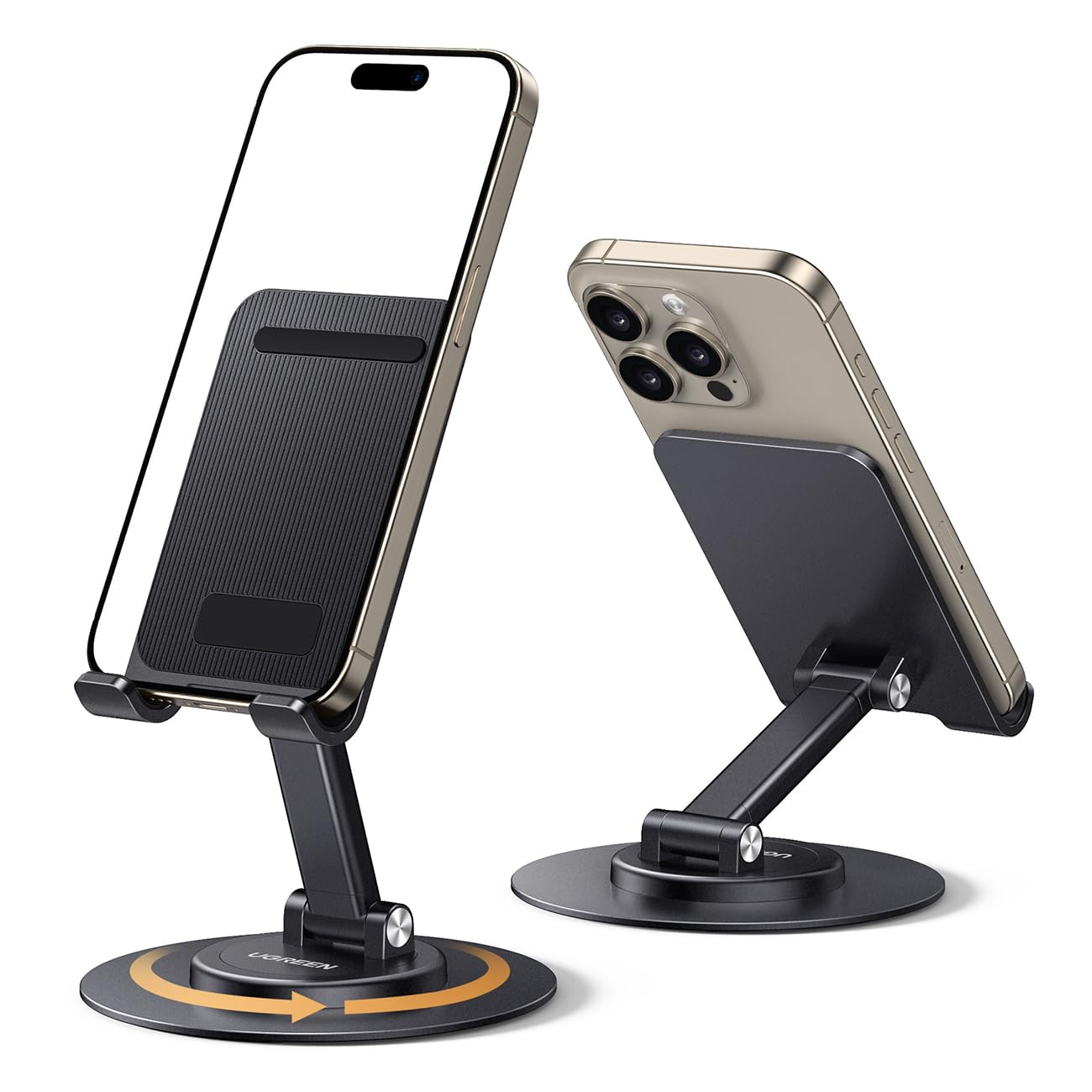 UGREEN Telefoonhouder, bed, bureau, zwanenhals, flexibele mobiele telefoon, compatibel met iPhone 15 Plus Pro Max 14 13 Galaxy S23 S22 S21 Ultra S20 Redmi Note 12 Pro