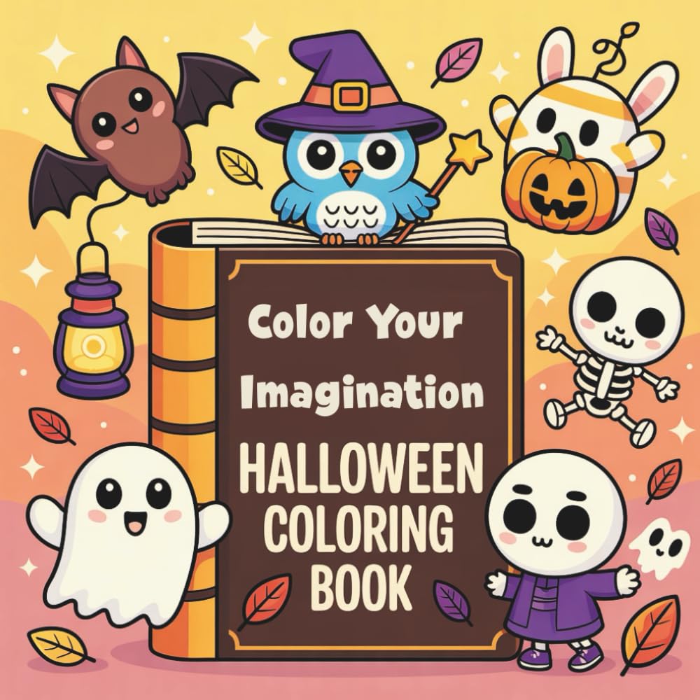 Halloween Coloring Book: Color Your Imagination