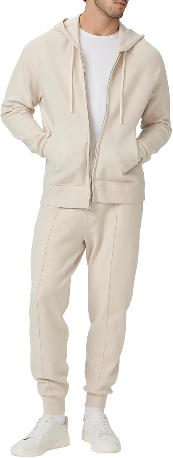 PAIGE Men's Cassano Full Zip Sweater Hoodie - Image 2