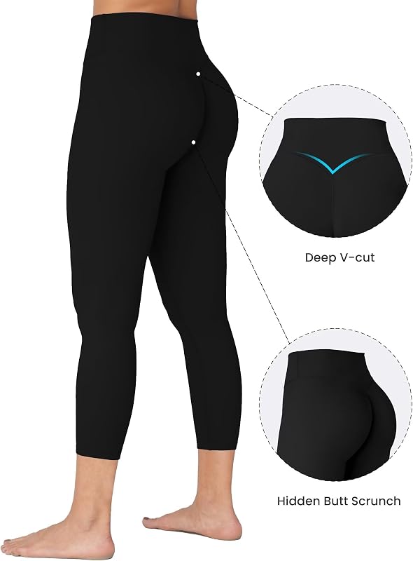 Sunzel Women's High Waisted Hidden Butt Lifting Scrunch Workout Leggings image 4