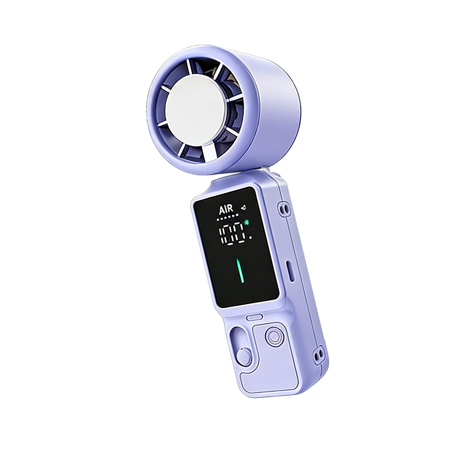 NMFLAB Portable Neck Wearable Strong Fan with 100 Wind Speeds and Rapid USB Recharge for Travel Gym Daily Commute Fast Charging Fan