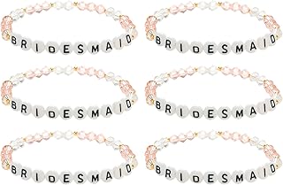 Pink Bridesmaid Bracelet Bridesmaid Gifts Maid of Honor Bracelet Gifts from the Bride Bridesmaid Gifts for Wedding Day Bridesmaid Proposal Gifts Maid of Honor Proposal Gifts