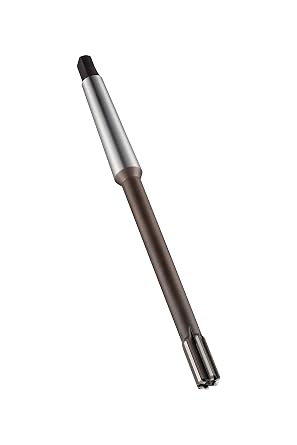 Dormer B44218.0 Machine Reamer, Morse Taper Shank, Bright Coating, Solid Carbide, Head Diameter 18 mm, Flute Length 22 mm, Full Length 219 mm