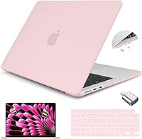 Vista 14 de Teryeefi Funda compatible con M3 MacBook Air de 15 pulgadas 2023 2024 versión A3114/A2941, carcasa rígida de plástico con cubierta de teclado