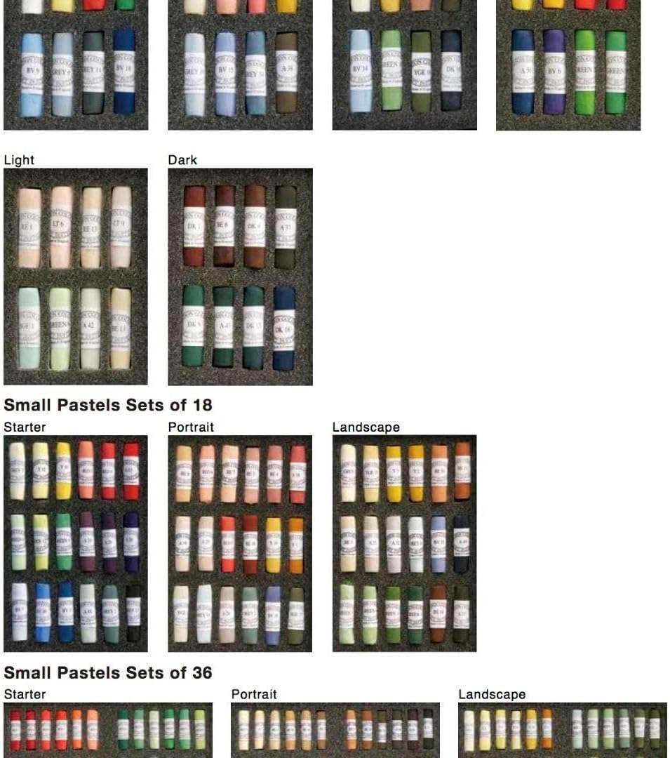 パステル8本セット2点STARTER&PORTRAIT