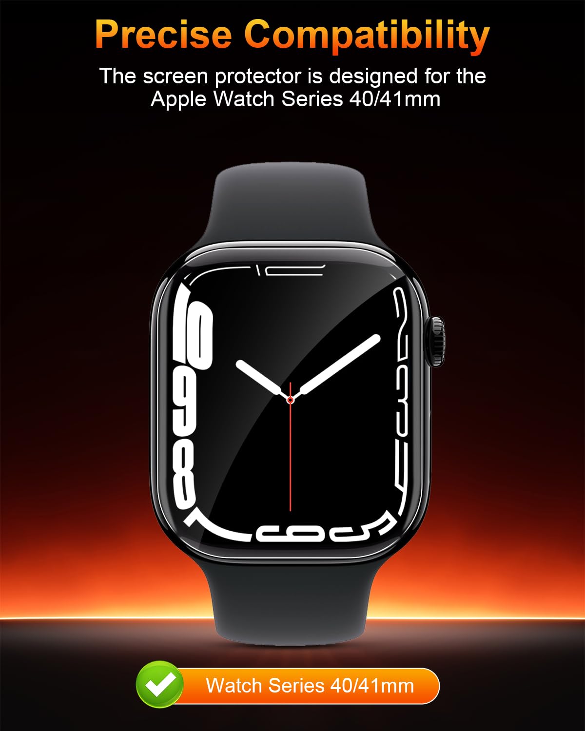 ENYHAA 3 Pack for Apple Watch Series SE/6/5/4 40mm Screen Protector,HD Transparent, Anti Scratch, Bubble Free [Automatic Align Tech] Self-Healing Flexible EPU Film for iWatch (40MM Series SE/6/5/4) - 2