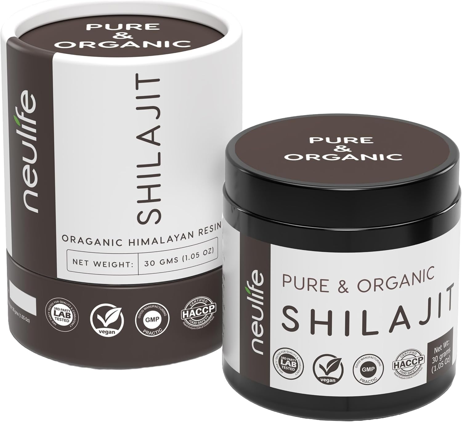 Shilajit - Himalayan Gold Grade Shilajit Resin for Men & Women - Premium Shilajit Rich in Fulvic, Humic Acid & 85+ Minerals- Neulife UK's Lab Tested & Certified 30G Pure Shilajit