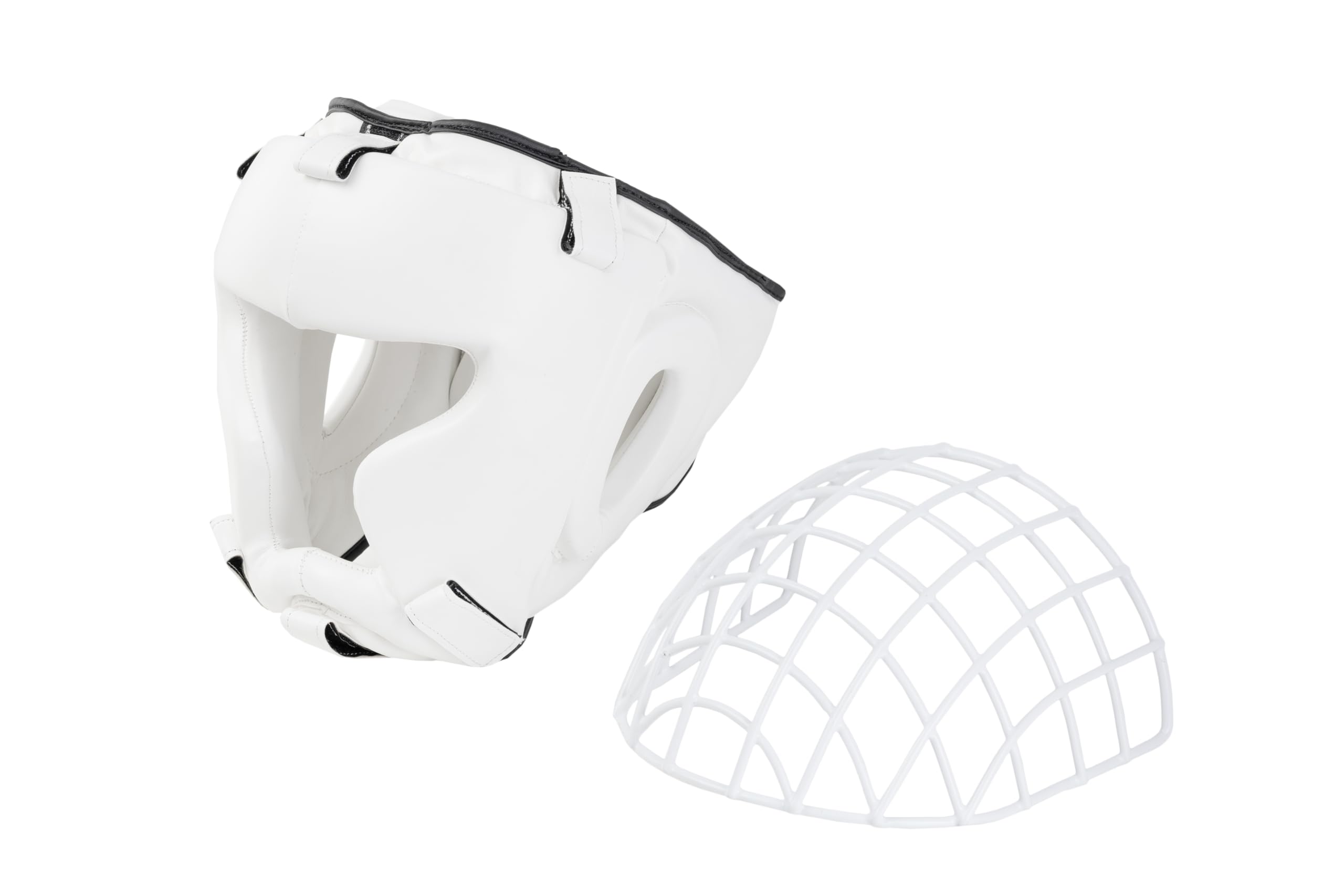 Boxhelm mit Gitter Evolution L, weiß