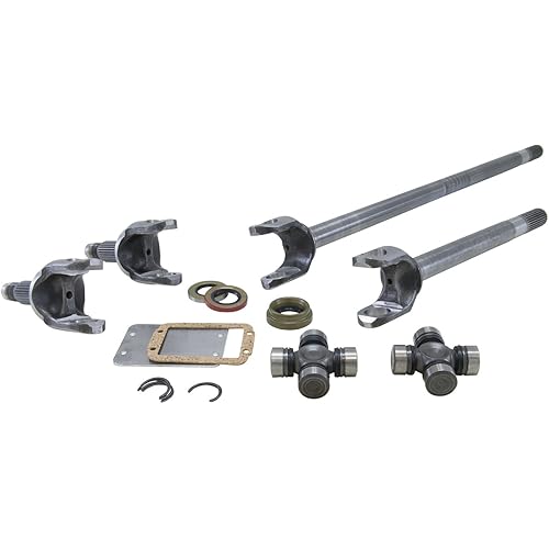 Yukon Chromoly Front Axle Kit, Dana 30, Both Sides, 27 Spline, 1310 U-Joints