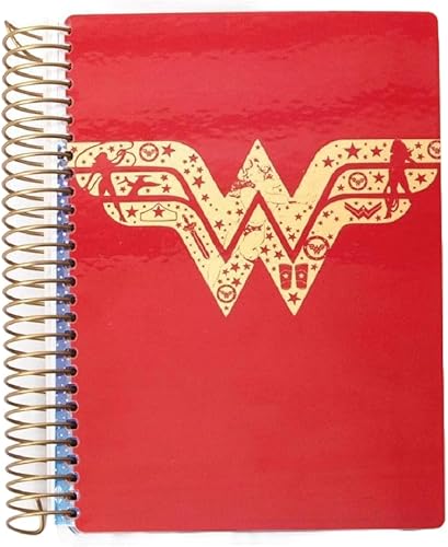 Paper House Productions PL4000 Wonder Woman - Mini planificador de 12 meses, cubierta laminada sin fecha