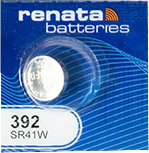 Renata Batteries Batería de reloj de óxido de plata 392 (1 unidad)