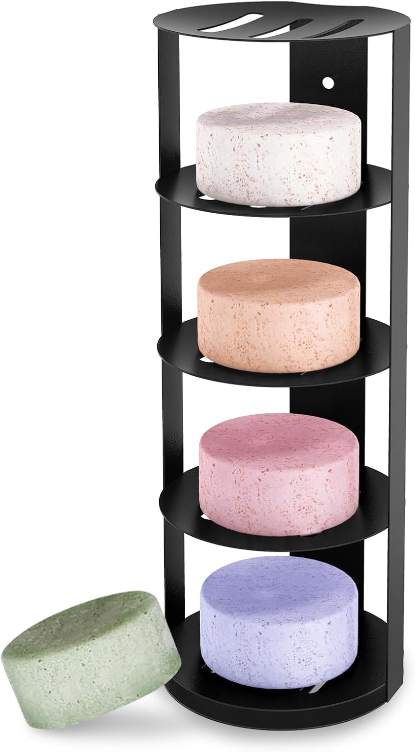 VOTZAAQ 5 Tiers Standing Bar Soap Holder for Shower, Self