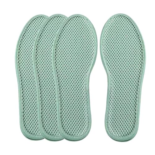 よもぎ インソール 消臭 インソール 【2足4枚】 足裏ふわふわ 素足で着こなせる 軽薄で通気性よい 蒸れない 人間工学に基づいた衝撃吸収 中敷き 土踏まず かかと ライトウエイ ユニセックス スポーツ 立ち仕事 通気 男女兼用 (25cm)