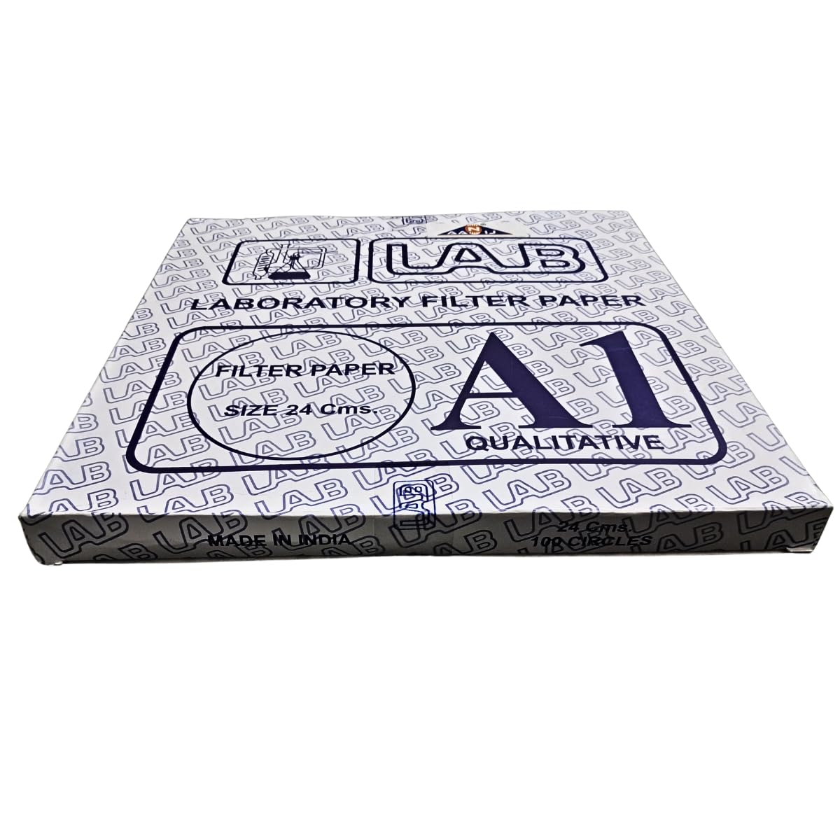 AANIJ® Filter Paper Grade A1, 240 mm | Qualitative Round Sheets 24 cm Pack of 100 | Chemistry Lab Experiments for Schools or Laboratory Activities - Image 3 thumbnail