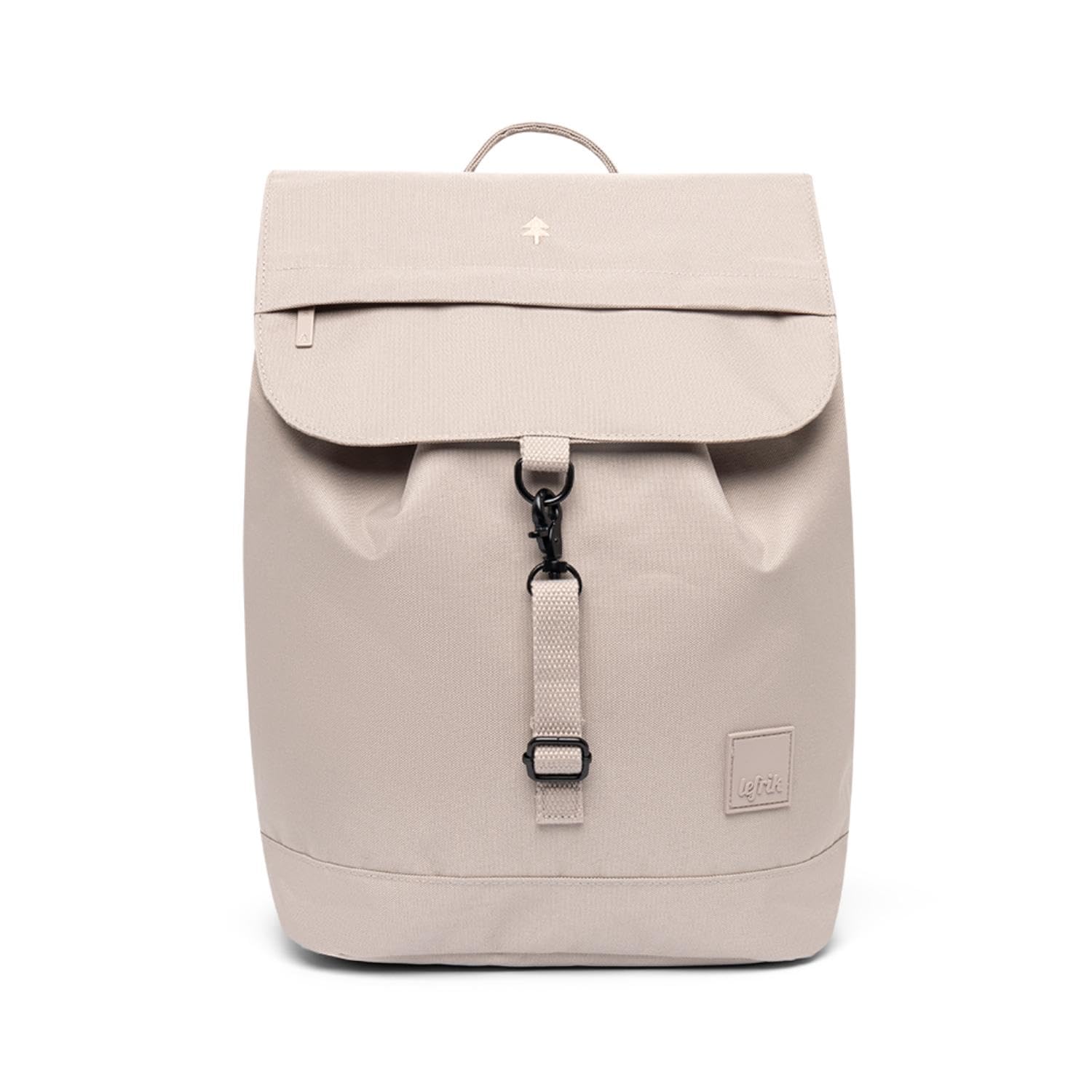 Lefrik - SCOUT backpack - Your best friend with metal closure - 100% Recycled polyester - 40x30x16cm - 500g, Ash, M