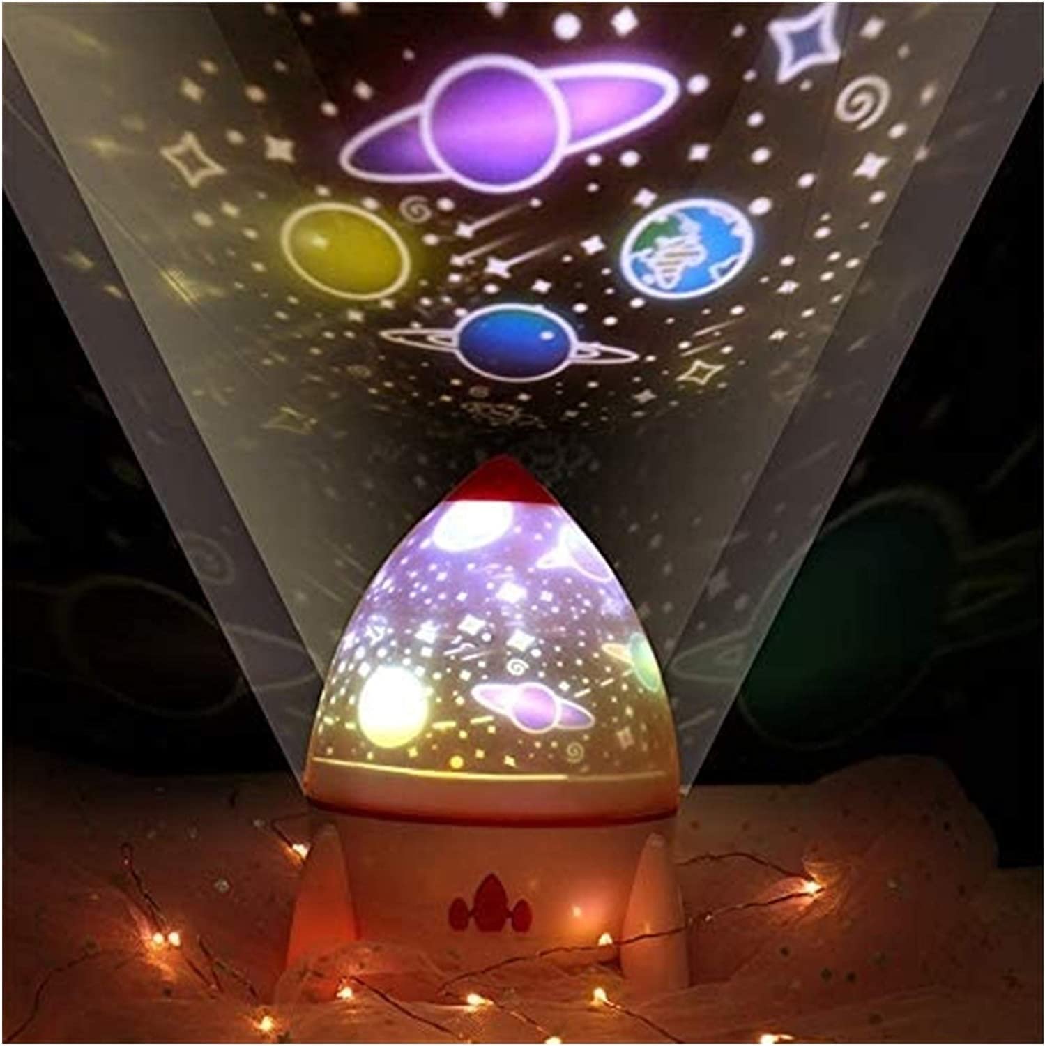 GeRRiT Proyector de luz nocturna for niños, lámpara de proyección estrellada con control remoto, juguetes for niños de 3 a 12 años for niños de 3 a 4 años, niñas de 5 a 12 años, cumpleaños for niños