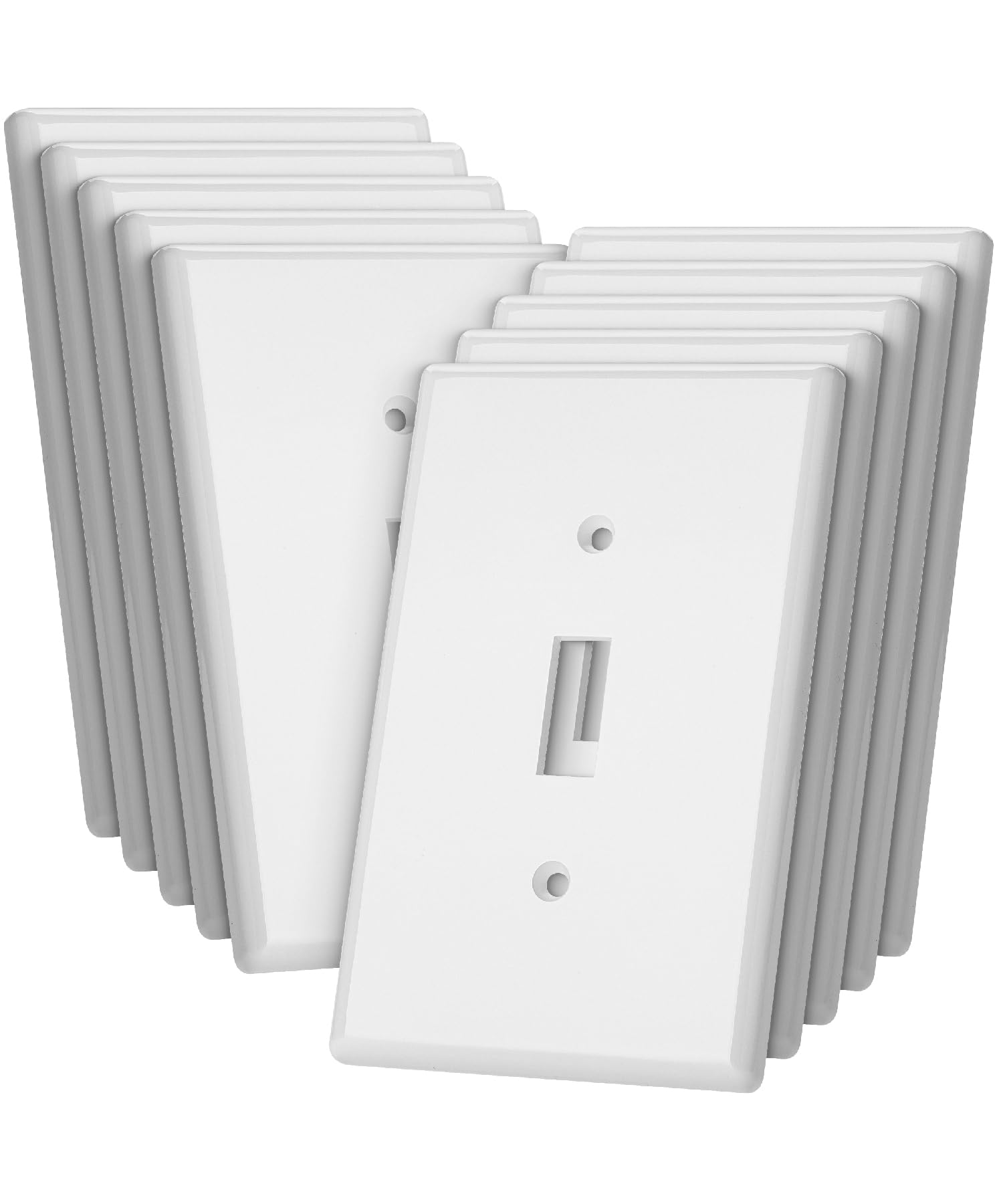 Plaque d'interrupteur Bates lot de 10 pour protéger et habiller vos murs