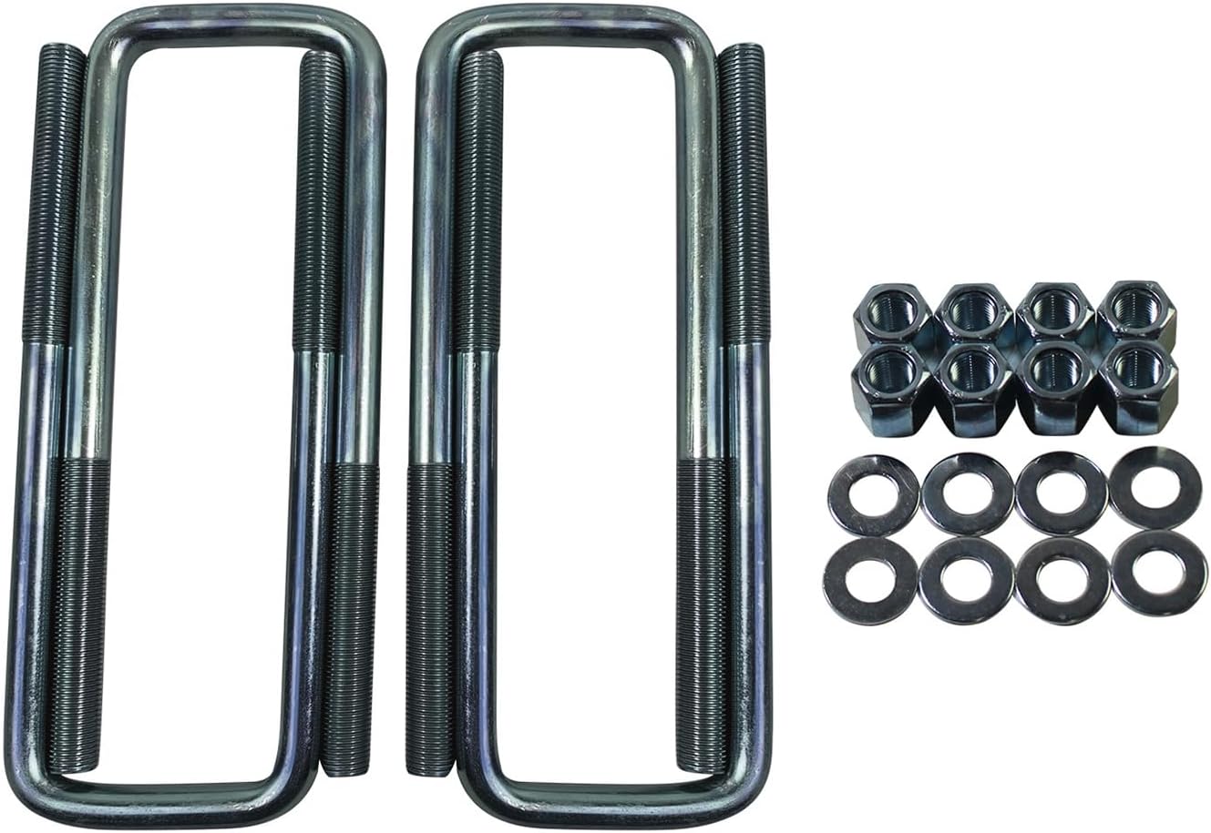 Square U-Bolts with Hardware 3" Wide Leaf Springs 8.75" Long Replacement for 2004-2018 Ford F150