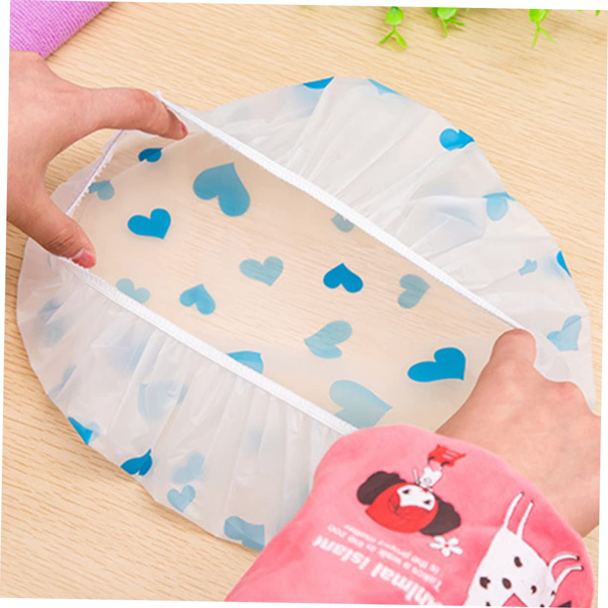 FRCOLOR 30stücke Wasserdichte Duschhauben Für Damen Elastisch Und Wiederverwendbar Für Badezimmer Spa Kochen Und Make-up Zufällige Designs