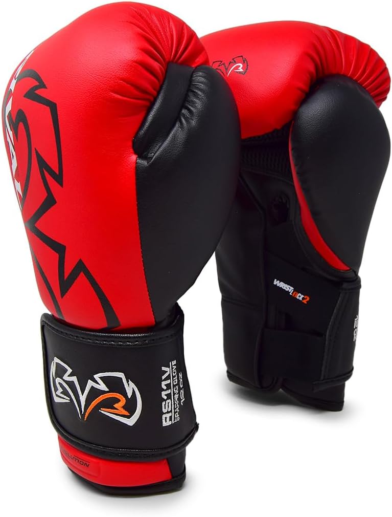RIVAL Boxing RS11V Evolution Sparring Gloves, Extra-Thick 2” Padding, V-Strap Wrist Lock 2 System, Large Hand Compartment, and 15 Degree Angle Cuff