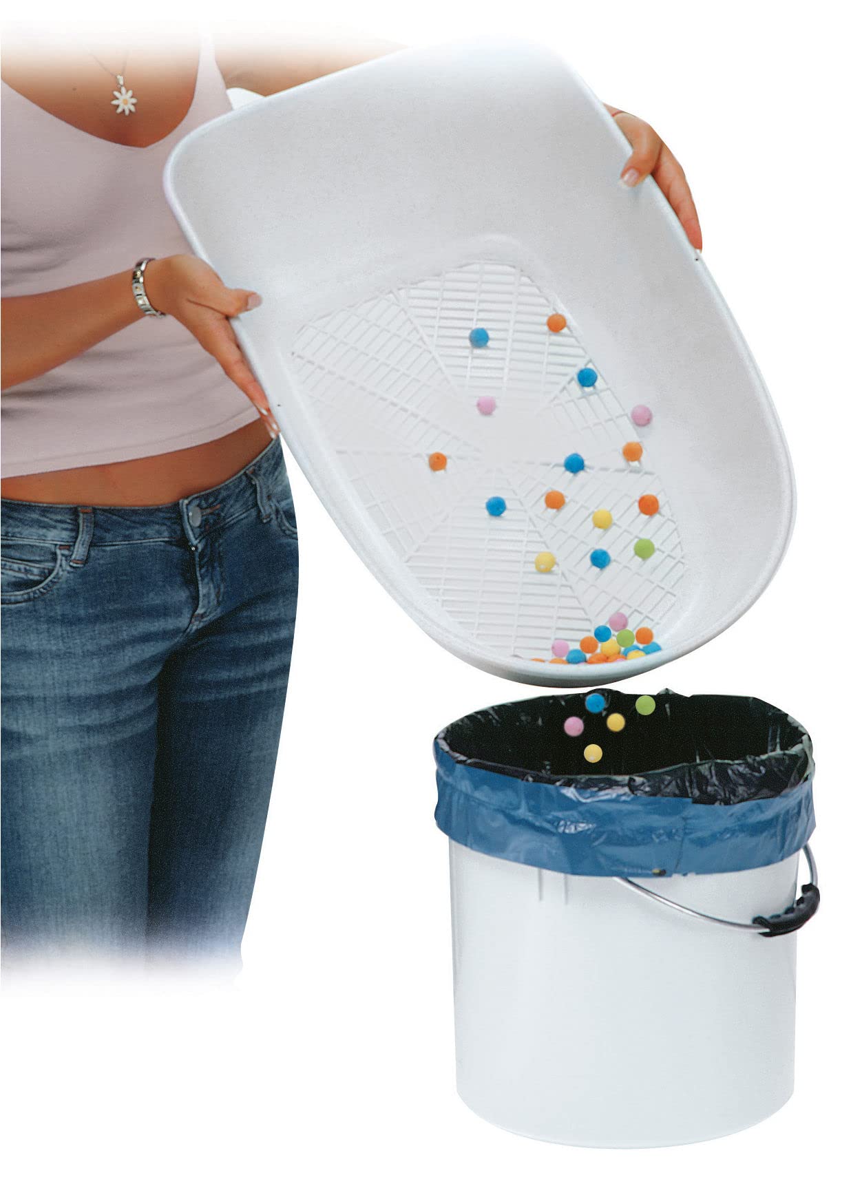 Stefanplast Furba - Lettiera per Gatti con Filtro per la Pulizia, 59 x 39 x 22 cm