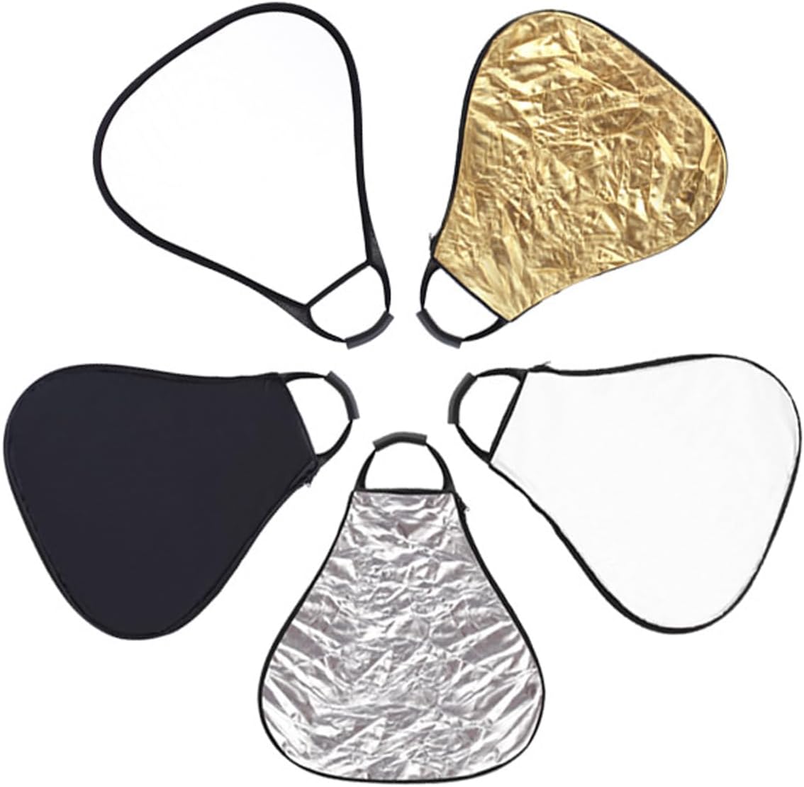 Foldable Reflector Portable 30cm / 60cm / 80cm Triangle Photography Photo Board for Photography Professional Panel