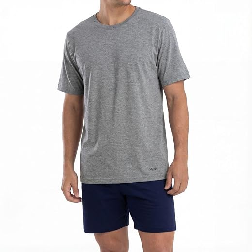 Pijama Curto Masculino Mash Algodão Cotton Toque Fresco Verão