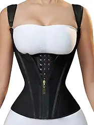 Cinta Modeladora SlimShape de Alta Compressão e Durabilidade. Redutor de Medidas que Controla a Barriga, com Efeito Sauna, Material Premium, o Shaper dos Sonhos. Fivela e Zíper, Transforme seu Corpo