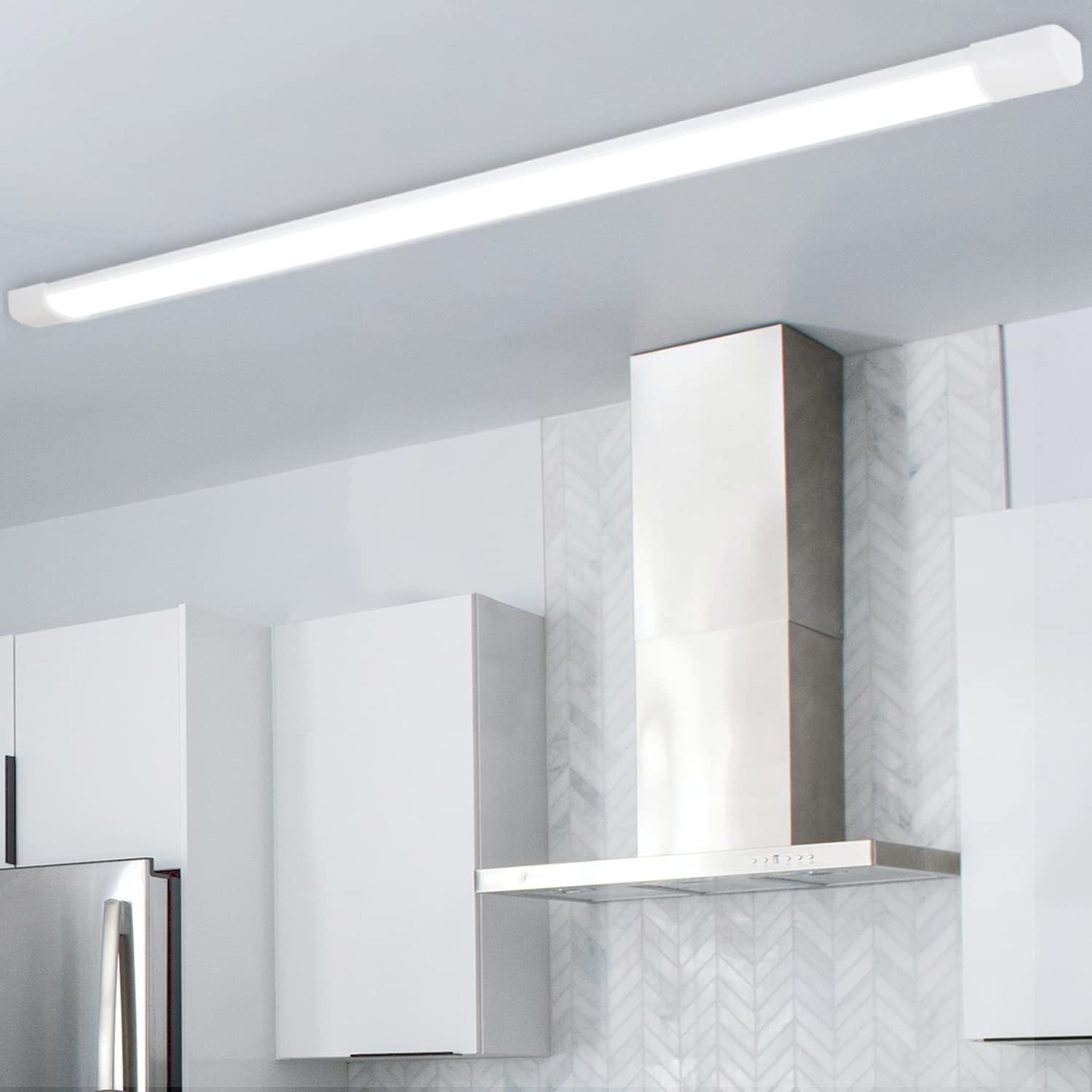 CBJKTX 4ER LED Deckenleuchte 120CM Deckenlampe 36W 3850LM Werkstattlampe