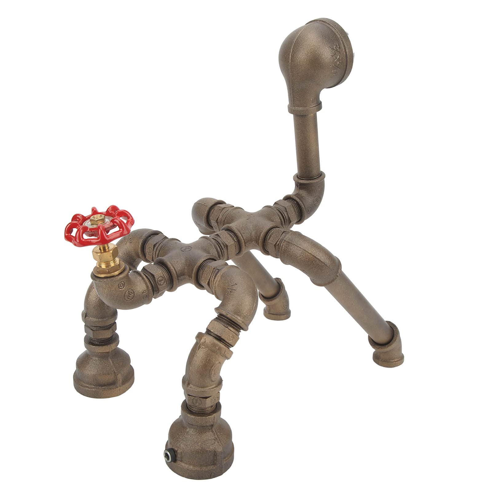 YWBL-WH Lampada Steampunk Tavolo Industriale Ferro LED Luce da Scrivania