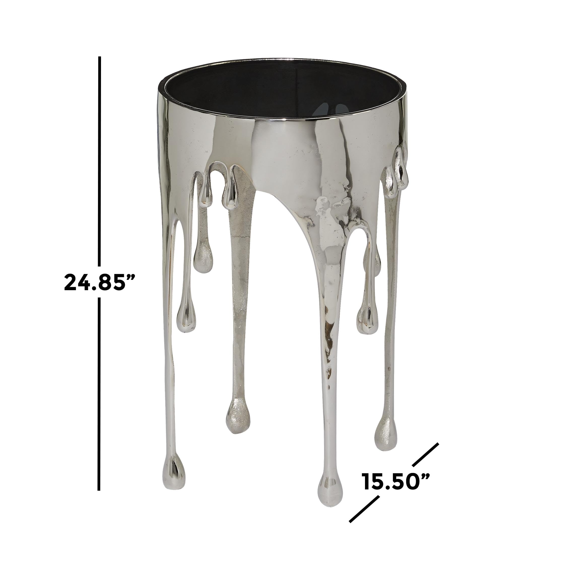 Amazon.com: Deco 79 Aluminum Metal Side End Accent Table